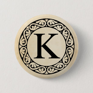 Griechisch Alphabet Letter Kappa Button