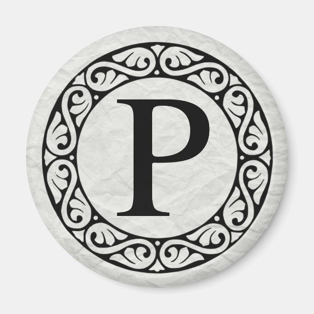 Griechisch Alphabet Letter Rho Magnet (Vorne)