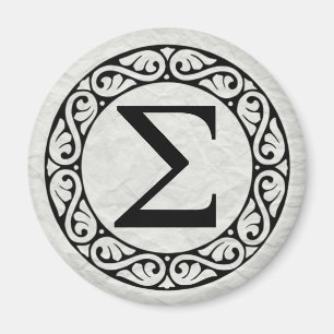 Griechisch Alphabet Letter Sigma Magnet