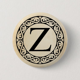 Griechisch Alphabet Letter Zeta Button