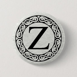 Griechisch Alphabet Letter Zeta Button