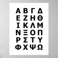 Griechisch Alphabet