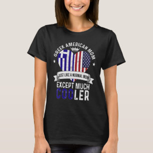 Griechisch-amerikanische Mutter Muttertag Mama Lan T-Shirt