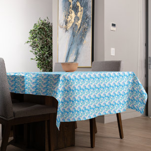 Griechisch Diamond Pattern Lace Schnörkel Tischdecke