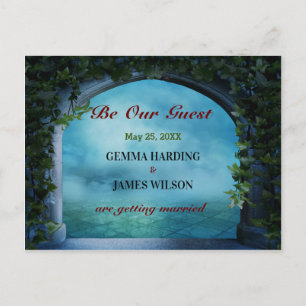 Griechisch Fantasy Romance Arch Ivy Blue Save the  Ankündigungspostkarte