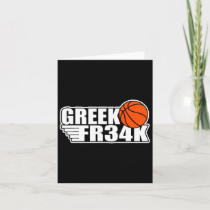 Griechisch Fr&#; k Bysketbyll Milwaukee Freak Geek Karte