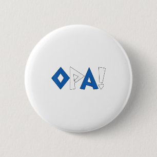 Griechisch-griechisch-griechisches Kleinkind Funny Button