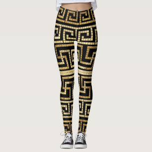 Griechisch-griechischer Mäander mit griechischem S Leggings