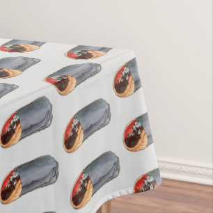 Griechisch Gyro Pita Fleisch Sandwich mediterrane  Tischdecke