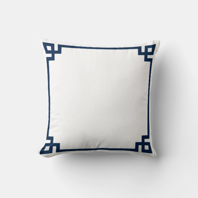 Griechisch ist das Wort Pillow #greece #glamstyle Kissen (Vorderseite)