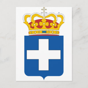 Griechisch-Königliche Waffen, Griechenland Postkarte