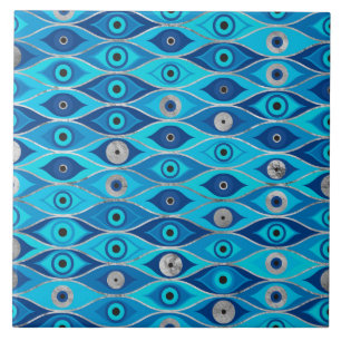 Griechisch Mataki - Matiasma Evil Eye Muster Fliese