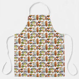Griechisch mediterrane Lebensmittel Print Baklava  Schürze