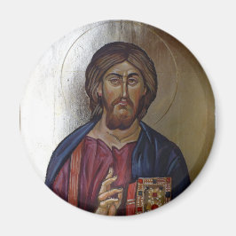 Griechisch-orthodoxe Ikone Christi Pantokrator Magnet