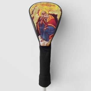 Griechisch-orthodoxe Ikone des Propheten Elija Golf Headcover
