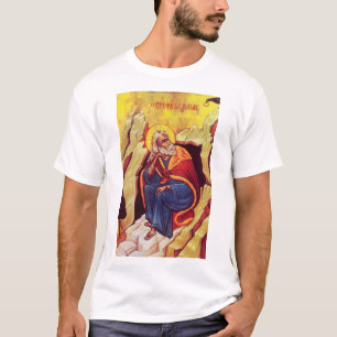Griechisch-orthodoxe Ikone des Propheten Elija T-Shirt