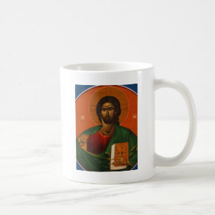 GRIECHISCH-ORTHODOXE IKONE JESUS CHRISTUS TASSE