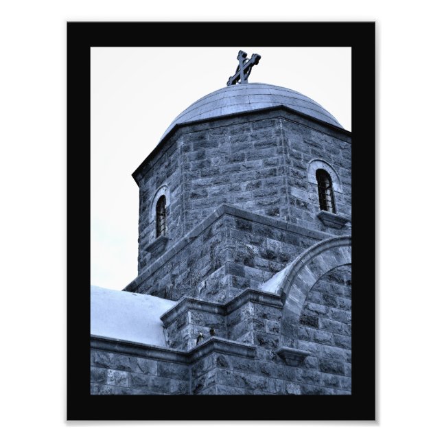 Griechisch-orthodoxe Kirche Fotodruck (Vorne)