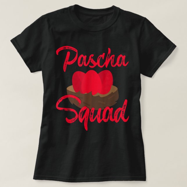 Griechisch-orthodoxe Ostern - Pascha Squad Girls T-Shirt (Design vorne)