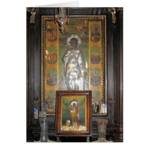 Griechisch-orthodoxe religiöse Ikone eines Heilige