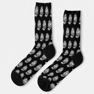 griechisch-römisches Büstenbild Socken
