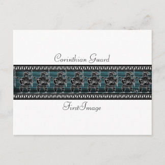 Griechisch-Schwarze Uhr Postkarte