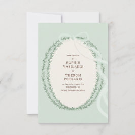 Griechisch Stefana Save The Date