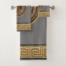 Griechisch-Wiedergeburt Medusa Badhandtuch Set