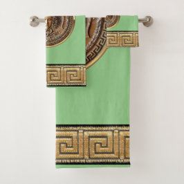 Griechisch-Wiedergeburt Medusa Badhandtuch Set