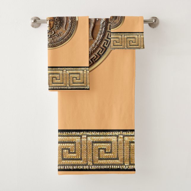 Griechisch-Wiedergeburt Medusa Badhandtuch Set (Insitu)