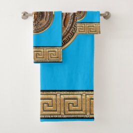 Griechisch-Wiedergeburt Medusa Badhandtuch Set