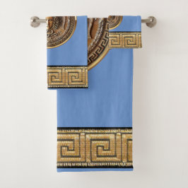 Griechisch-Wiedergeburt Medusa Badhandtuch Set