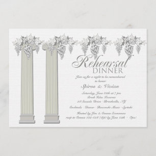 Griechische Angelegenheits-Einladung Einladung