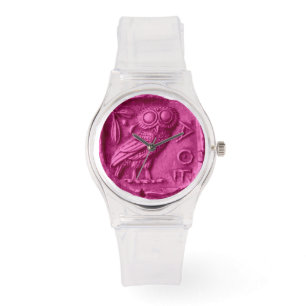 Griechische Eule Armbanduhr