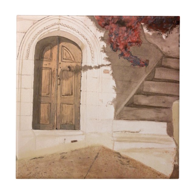 griechische Feiertage Fliese (Vorderseite)