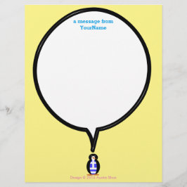 Griechische Flagge als Gesprächspartnerin mit Peng