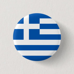 Griechische Flagge Button