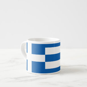 Griechische Flagge Espresso Cup ΦλseixiX8000έ afH Espressotasse