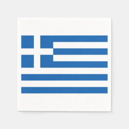 Griechische Flagge Griechenland Blaues Weißbuch Ne Serviette