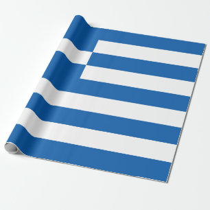 Griechische Flagge (Griechenland) Geschenkpapier