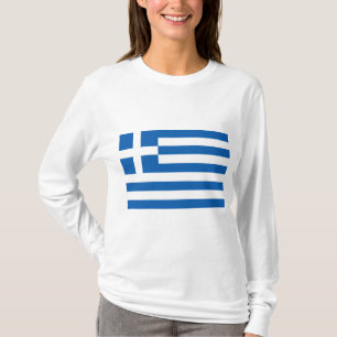 Griechische Flagge (Griechenland) T-Shirt