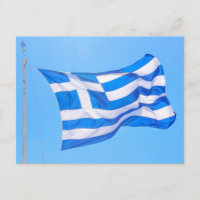 Griechische Flagge in Athen