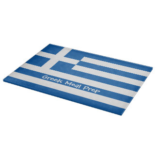Griechische Flagge Schneidebrett