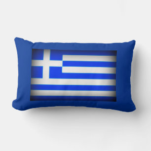 Griechische Flagge Sokrates Zitatpfanne Lendenkissen