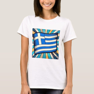 griechische Flagge T-Shirt