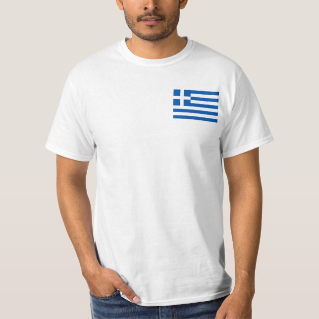 Griechische Flagge T-Shirt (Vorderseite)