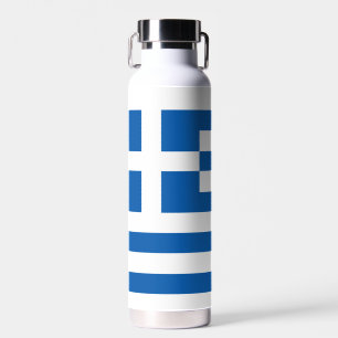 Griechische Flagge Trinkflasche