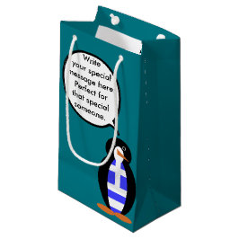 Griechische Flagge - Vortrag von Penguin Personali Kleine Geschenktüte
