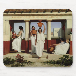 Griechische Frauen am Brunnen, 1841 Mousepad
