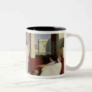 Griechische Frauen am Brunnen, 1841 Zweifarbige Tasse